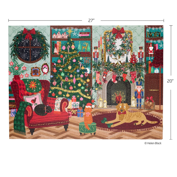 Festive Family Room | 1000 Piece Puzzle
