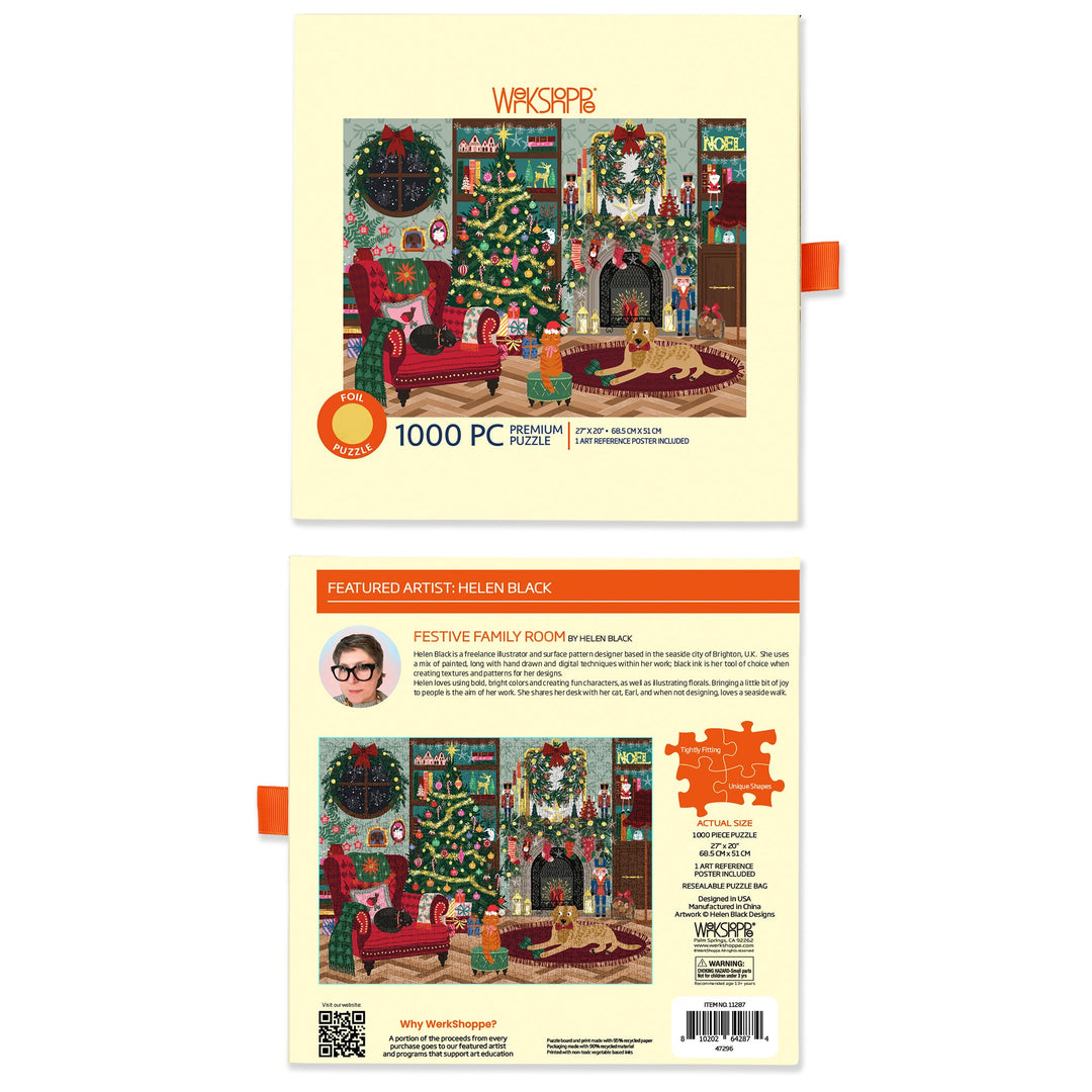 Festive Family Room | 1000 Piece Puzzle