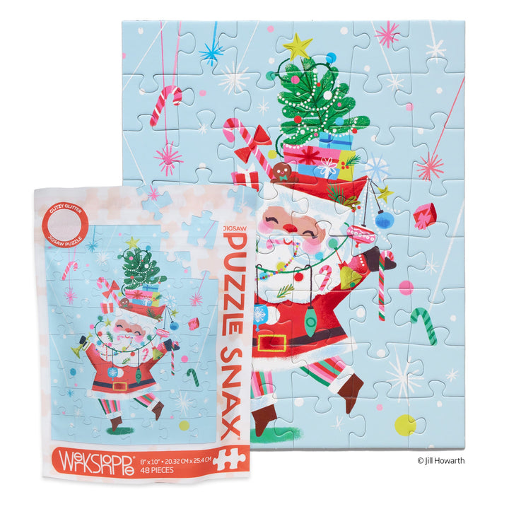 Fancy Pants Santa | 48 Piece Puzzle Snax