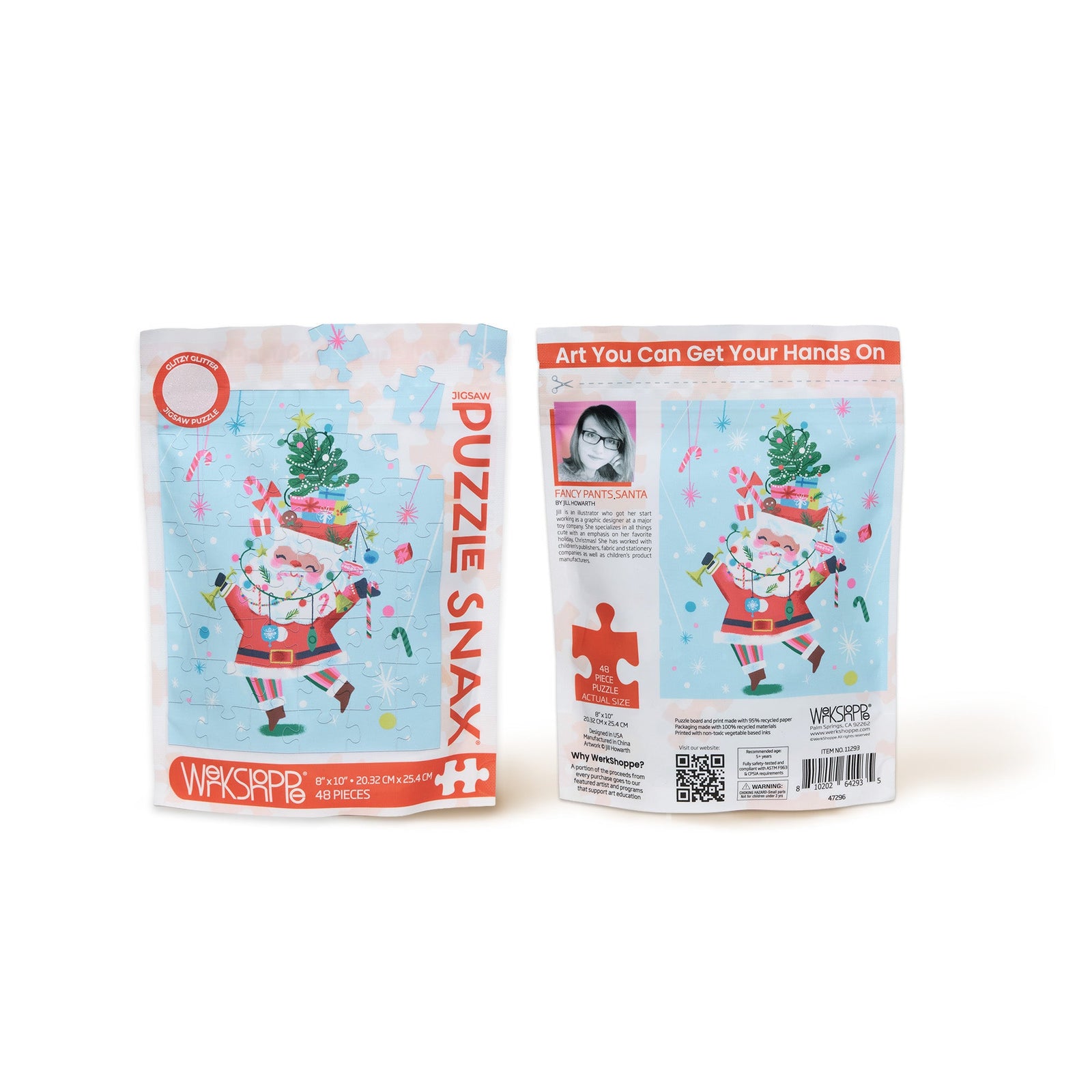 Fancy Pants Santa | 48 Piece Puzzle Snax