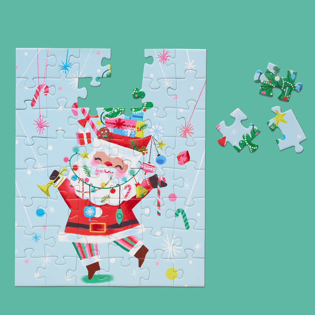 Fancy Pants Santa | 48 Piece Puzzle Snax