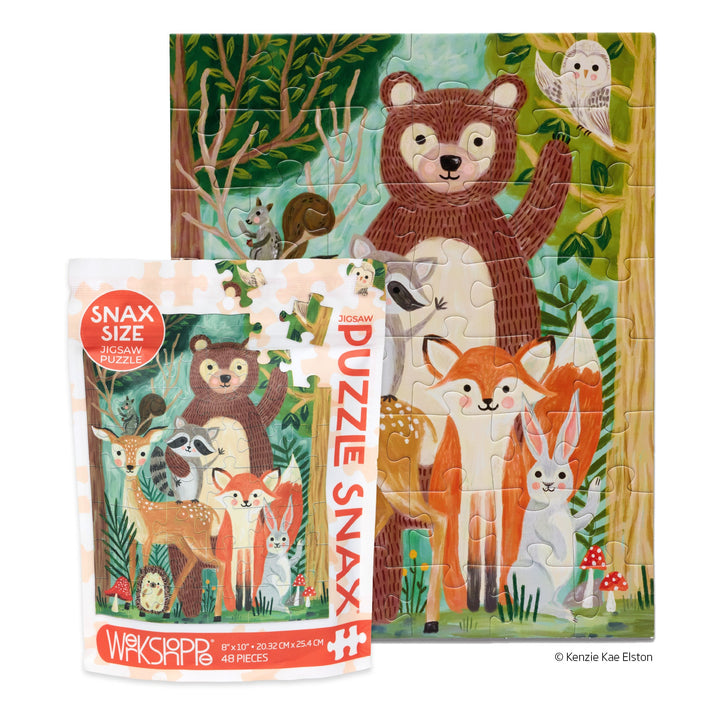 Woodland Cuties | 48 Piece Puzzle Snax