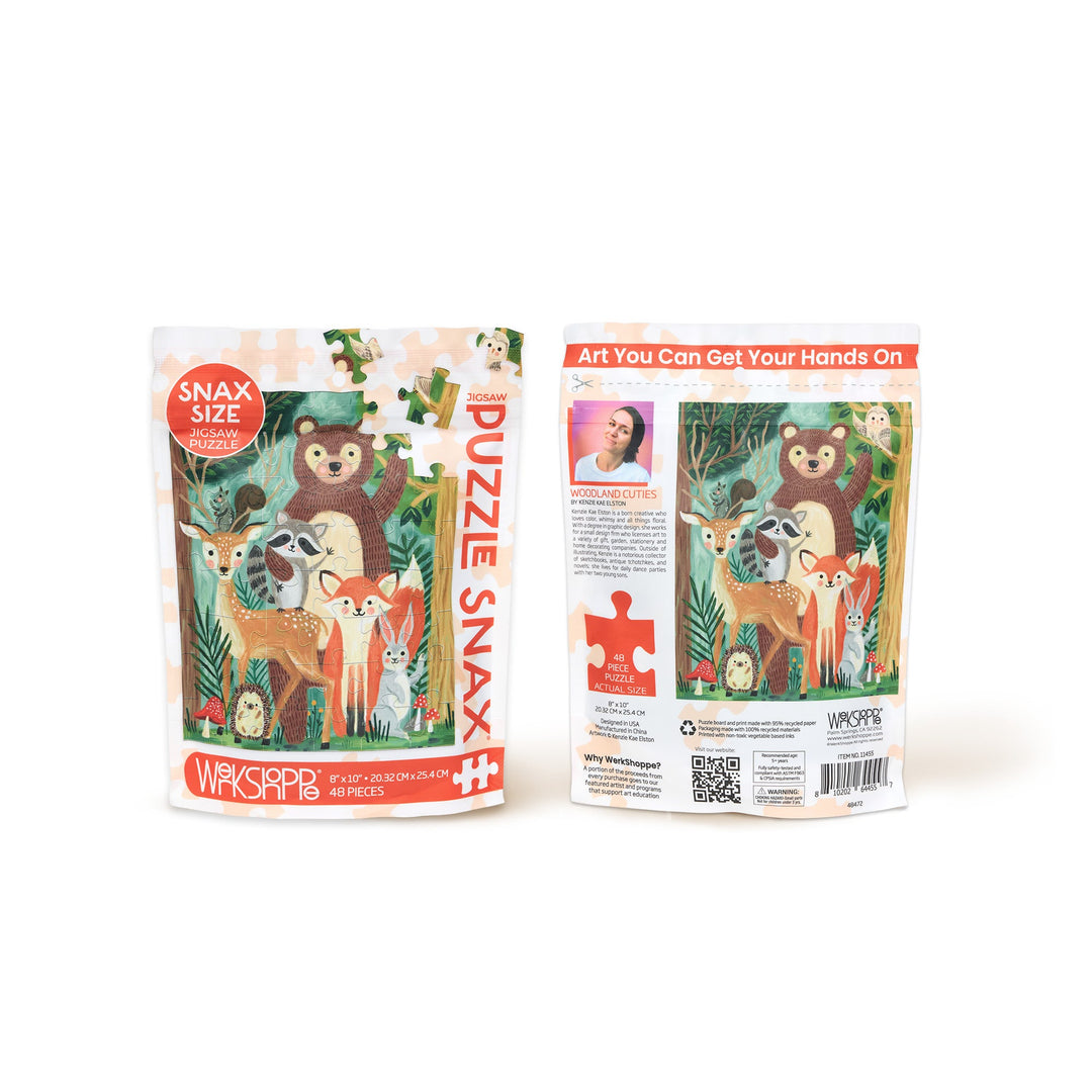 Woodland Cuties | 48 Piece Puzzle Snax