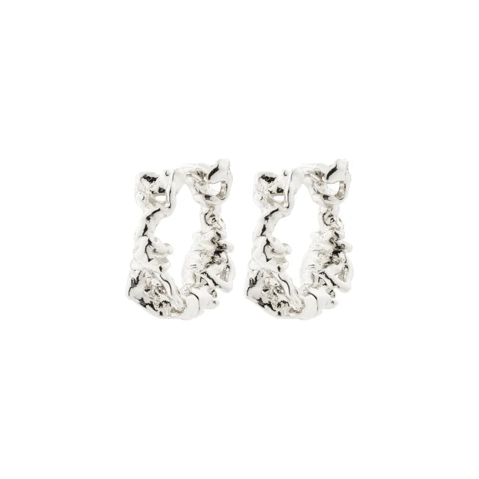 TRUST Recycled Earrings - Silver