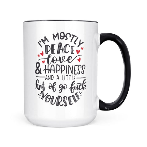 I'm Mostly Peace, Love | Mug