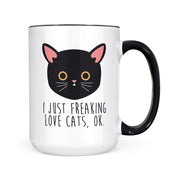 I Freaking Like Cats | Mug