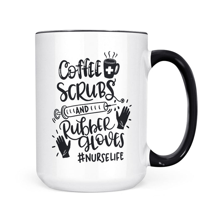 Coffee Scrubs &amp; Rubber Gloves | Mug