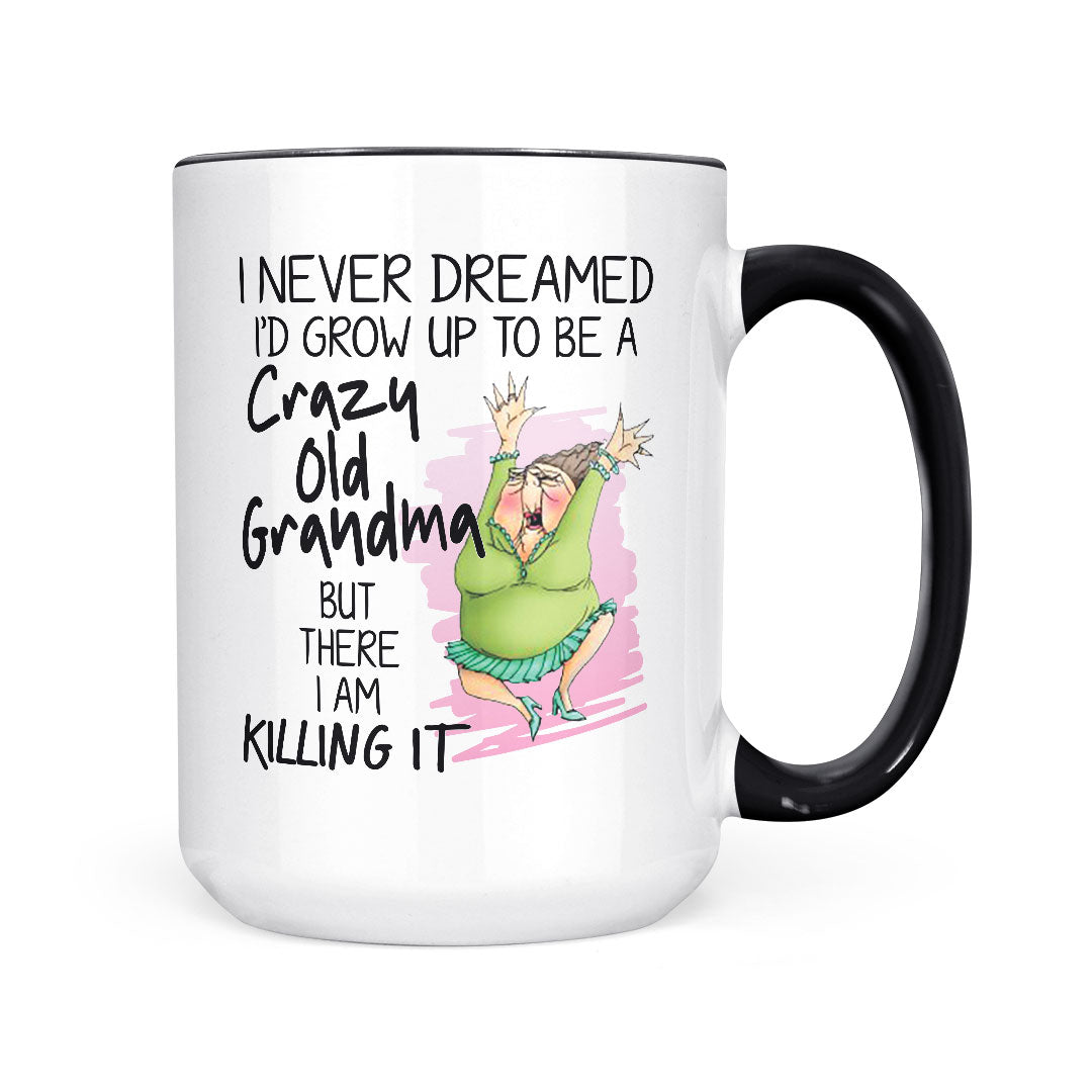 Crazy Old Grandma | Mug