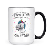 Back The Fuck Up Sprinkle Tits | Mug