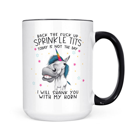 Back The Fuck Up Sprinkle Tits | Mug