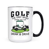 Golf Drink & Drive | Mug