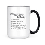 Weekend To Do List - Cats | Mug