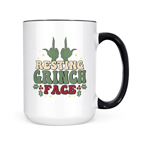 Resting Grinch Face | Mug