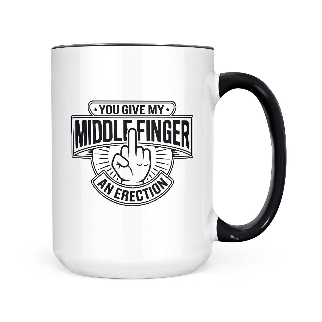 Middle Finger Erection | Mug