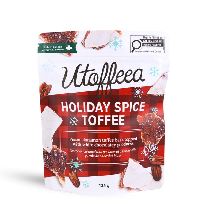 Utoffeea Holiday Spice Toffee 135g bag
