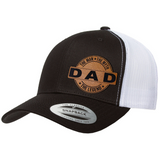 Dad | Leather Patch Hat