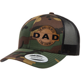 Dad | Leather Patch Hat