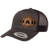 Dad | Leather Patch Hat