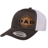 Dad | Leather Patch Hat