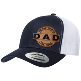 Dad | Leather Patch Hat