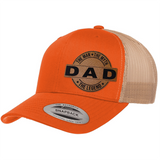 Dad | Leather Patch Hat