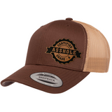 Certified Asshole | Leather Patch Hat