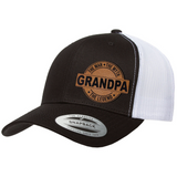 Grandpa | Leather Patch Hat