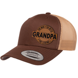 Grandpa | Leather Patch Hat