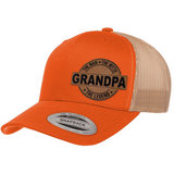 Grandpa | Leather Patch Hat