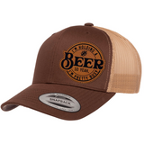 I'm Holding A Beer | Leather Patch Hat