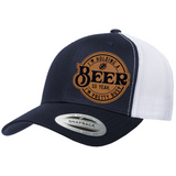 I'm Holding A Beer | Leather Patch Hat