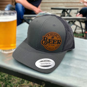 I'm Holding A Beer | Leather Patch Hat