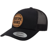 Overtime Hours | Leather Patch Hat