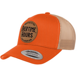 Overtime Hours | Leather Patch Hat