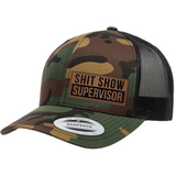 Shit Show Supervisor | Leather Patch Hat