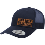 Shit Show Supervisor | Leather Patch Hat