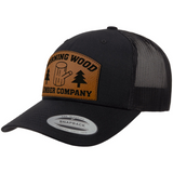 Morning Wood | Leather Patch Hat