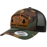 Morning Wood | Leather Patch Hat