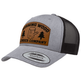 Morning Wood | Leather Patch Hat