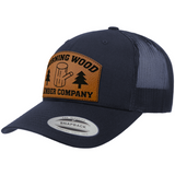 Morning Wood | Leather Patch Hat