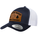 Morning Wood | Leather Patch Hat