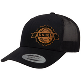 Certified Asshole | Leather Patch Hat