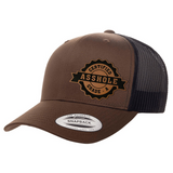 Certified Asshole | Leather Patch Hat