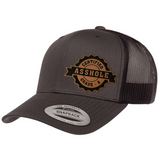 Certified Asshole | Leather Patch Hat