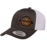 Certified Asshole | Leather Patch Hat