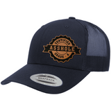 Certified Asshole | Leather Patch Hat