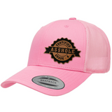 Certified Asshole | Leather Patch Hat