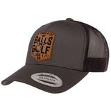 It Takes A Lot Of Balls To Golf Like I Do | Leather Patch Hat