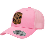 It Takes A Lot Of Balls To Golf Like I Do | Leather Patch Hat