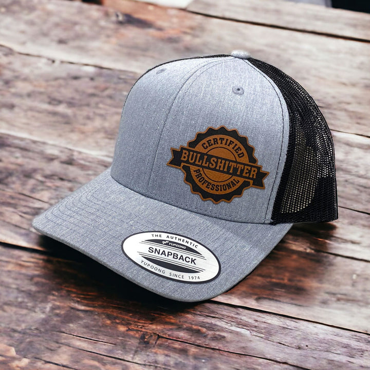 Certified Bullshitter | Leather Patch Hat